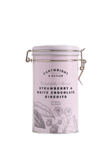 John Lewis Cartwright & Butler Strawberry & White Chocolate Biscuits, 200g- Buy online at McGrocer