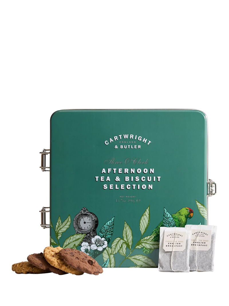 Cartwright & Butler tea and biscuits selection gift tin - British product
