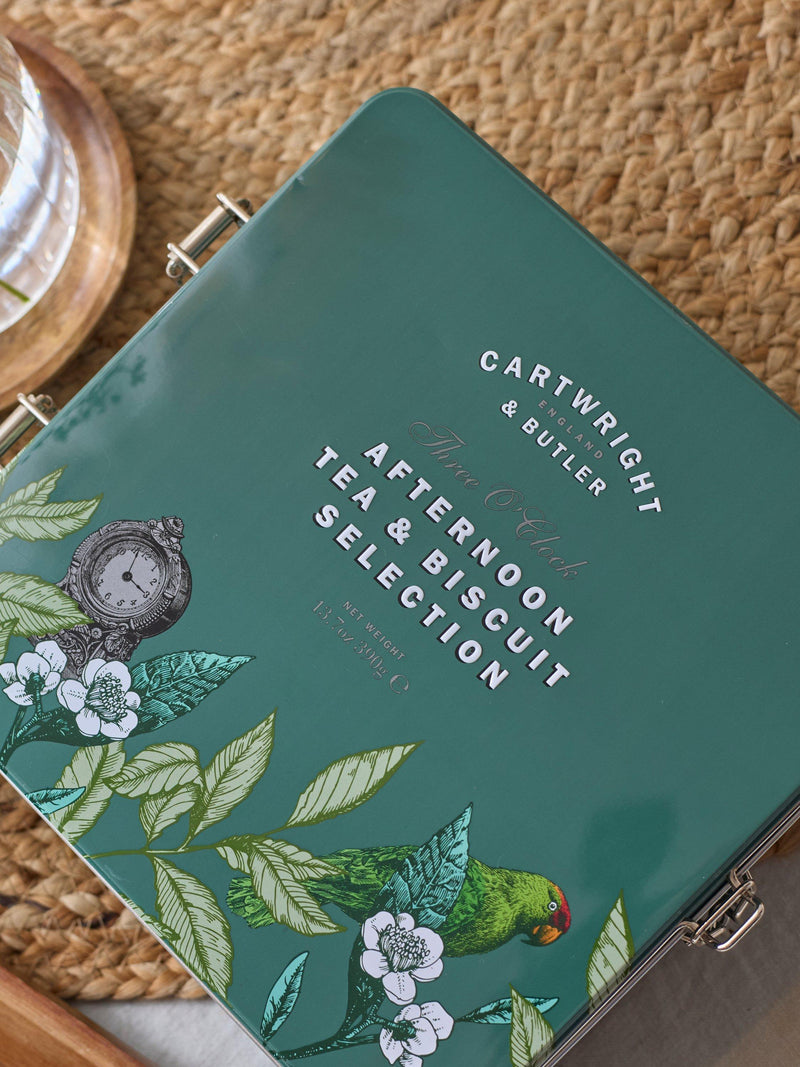 Cartwright & Butler tea and biscuits selection gift tin - British product