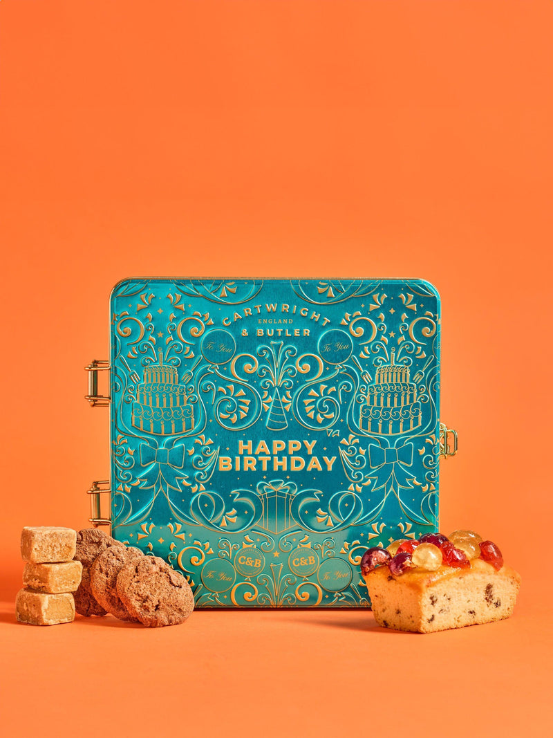 Cartwright & Butler Happy Birthday Treat Selection Tin - British product