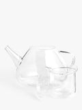 John Lewis borosilicate glass teapot with screw-on infuser, UK version