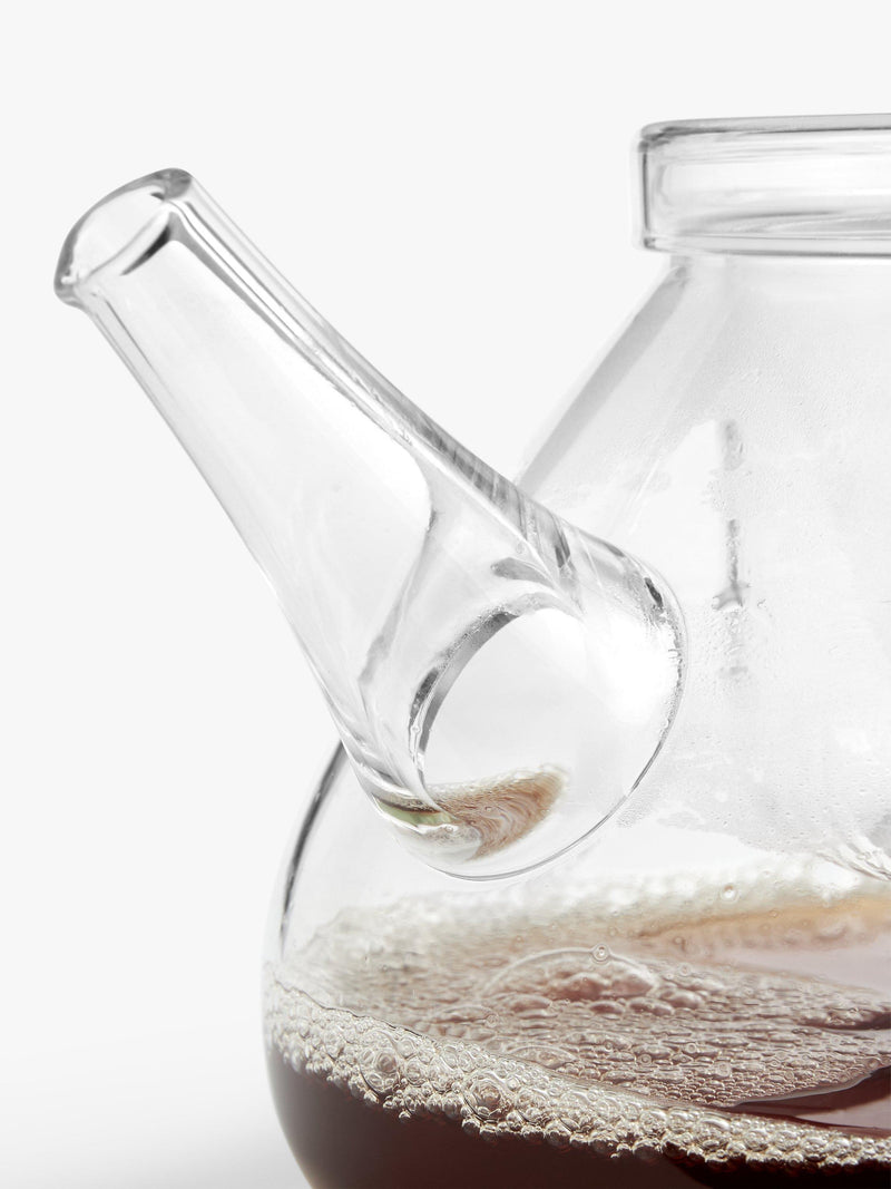 John Lewis borosilicate glass teapot with screw-on infuser, UK version