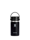 Hydro Flask Double Wall Vacuum Insulated Stainless Steel Wide Mouth Travel Mug, 355ml, Black