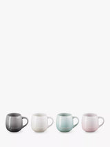 John Lewis Le Creuset Coupe Stoneware Mug Set of 4, 320ml, Assorted- Buy online at McGrocer