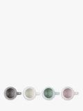 Le Creuset stoneware mugs in assorted colours, 320ml set of 4, UK version