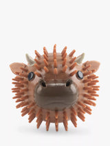 John Lewis Beef Flavored Squeaking Highland Cow Dog Ball Toy, Brown- Buy online at McGrocer