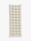 John Lewis Indoor/Outdoor Bench Cushion, Greige