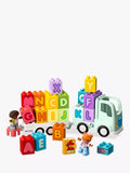 LEGO DUPLO Town Alphabet Truck toddler learning toy, UK version