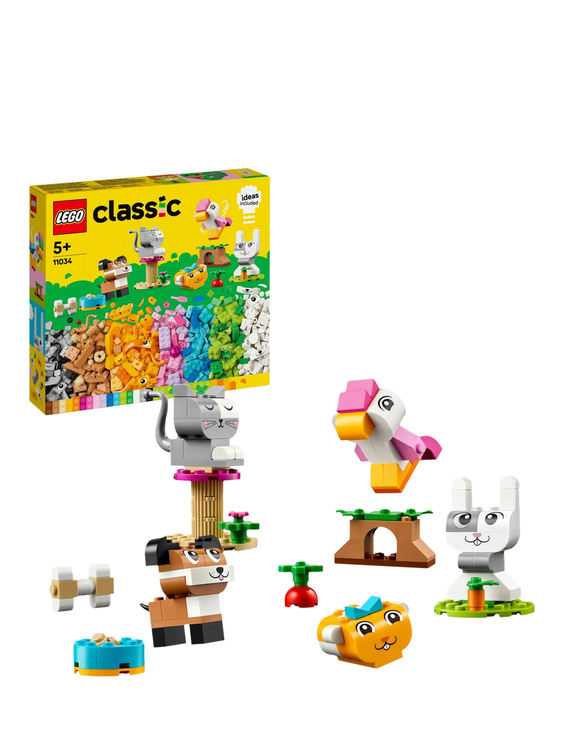 LEGO Classic Creative Pets building set 450 pieces - British product