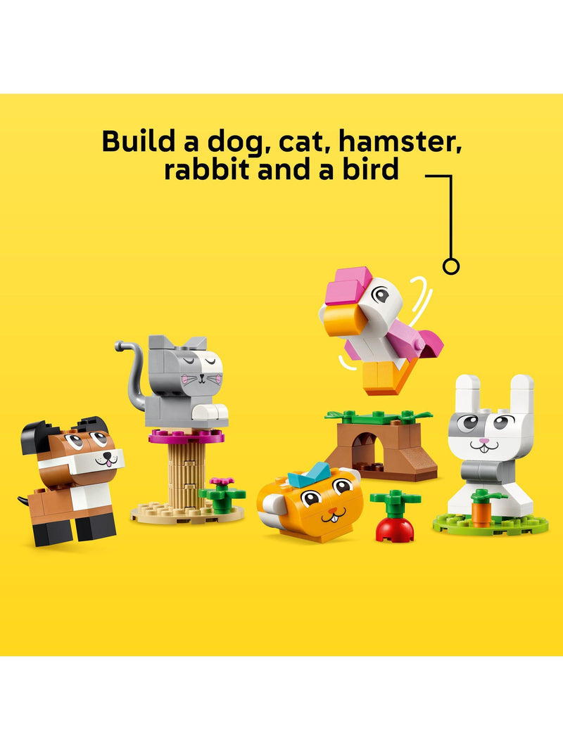 LEGO Classic Creative Pets building set 450 pieces - British product