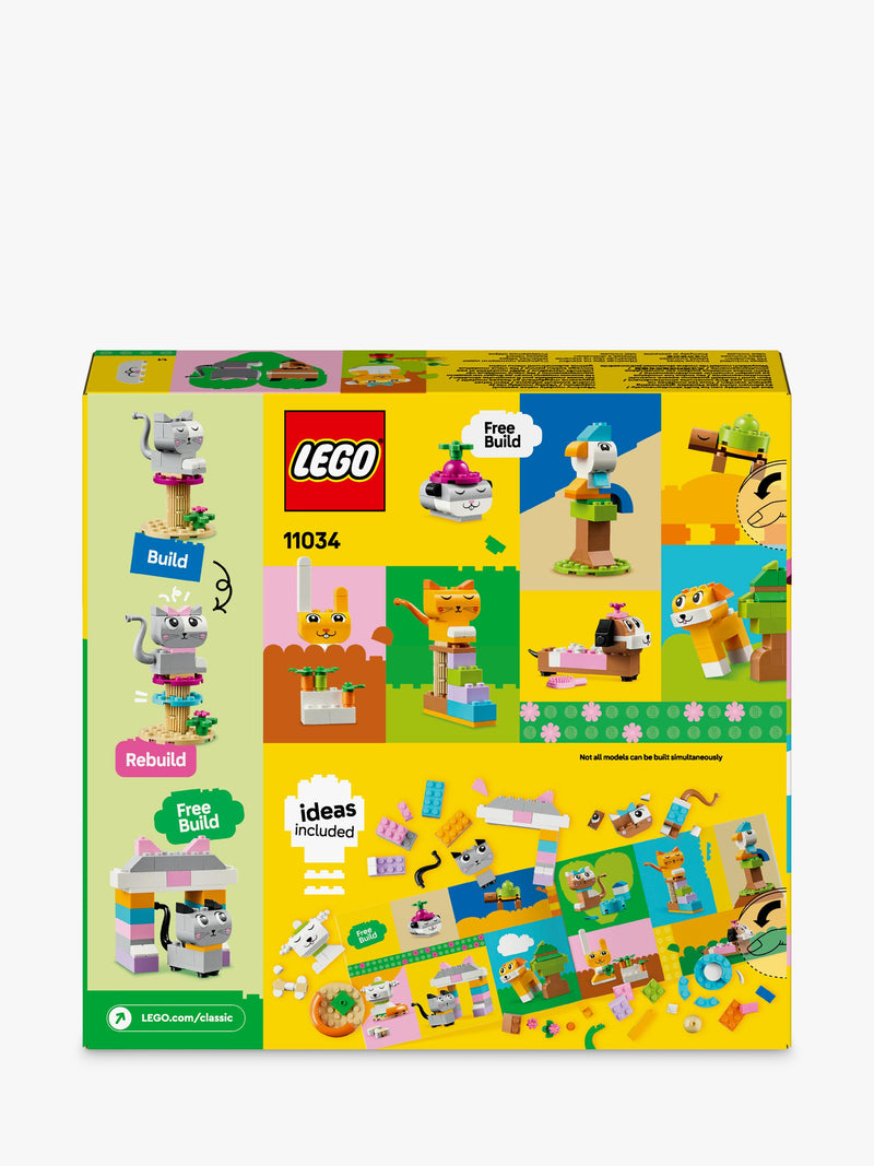 LEGO Classic Creative Pets building set 450 pieces - British product