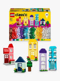 Colorful House Building Toy Set with Interchangeable Doors, Windows, and Roofs