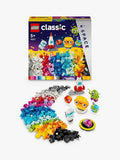 Creative Space Planets Building Set with Toy Rocket and Glow-in-the-Dark Bricks