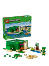 John Lewis LEGO Minecraft The Turtle Beach House Building Set 234 Pieces- Buy online at McGrocer
