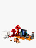 LEGO Minecraft Nether Portal Ambush set, imported from the UK