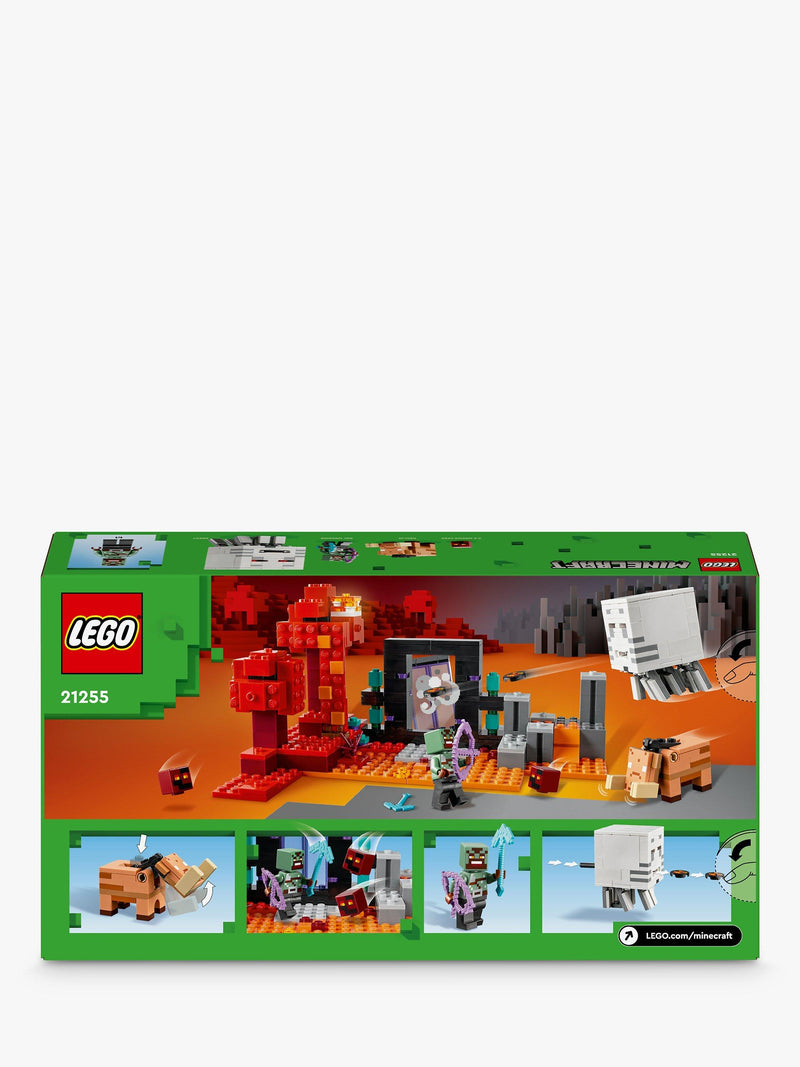 LEGO Minecraft Nether Portal Ambush set, imported from the UK