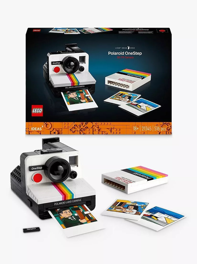 LEGO Ideas Polaroid OneStep SX-70 building set 516 pieces - British product