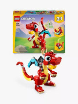 John Lewis LEGO Creator 3in1 Red Dragon Building Toy Set 149 Pieces- Buy online at McGrocer