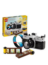John Lewis LEGO Creator 3in1 Retro Camera Toy Building Set 261 Pieces- Buy online at McGrocer