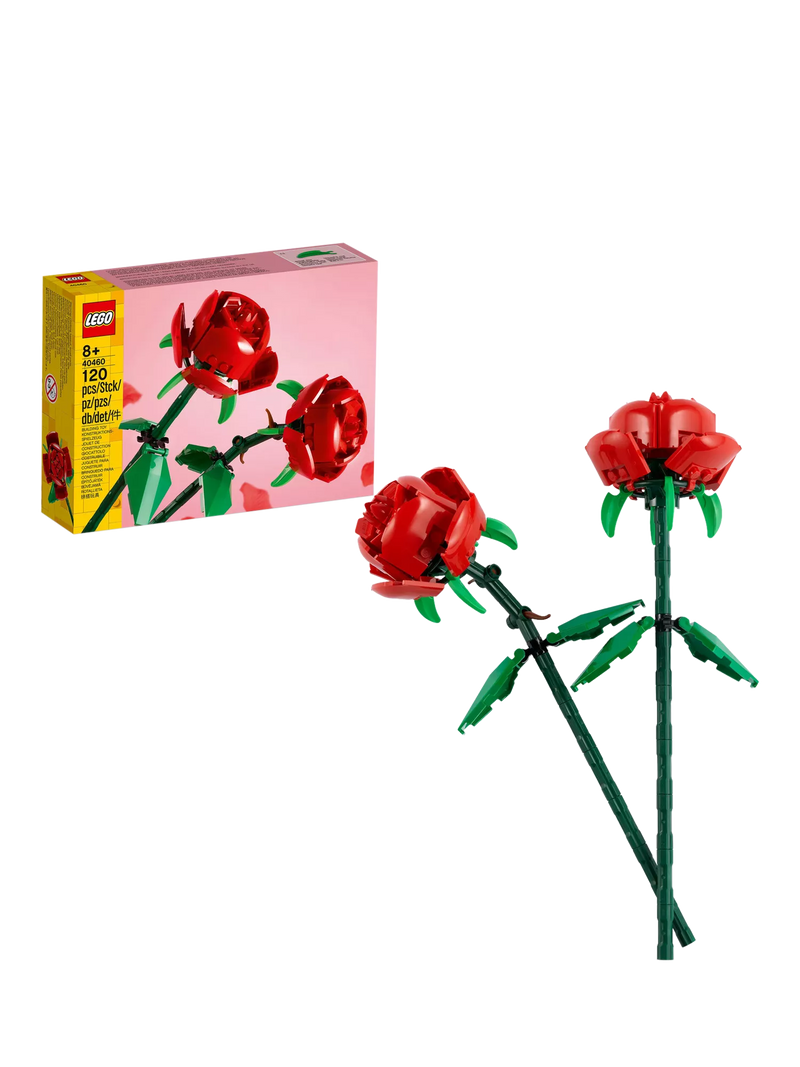 LEGO Botanicals red rose building set 120 pieces, imported from the UK