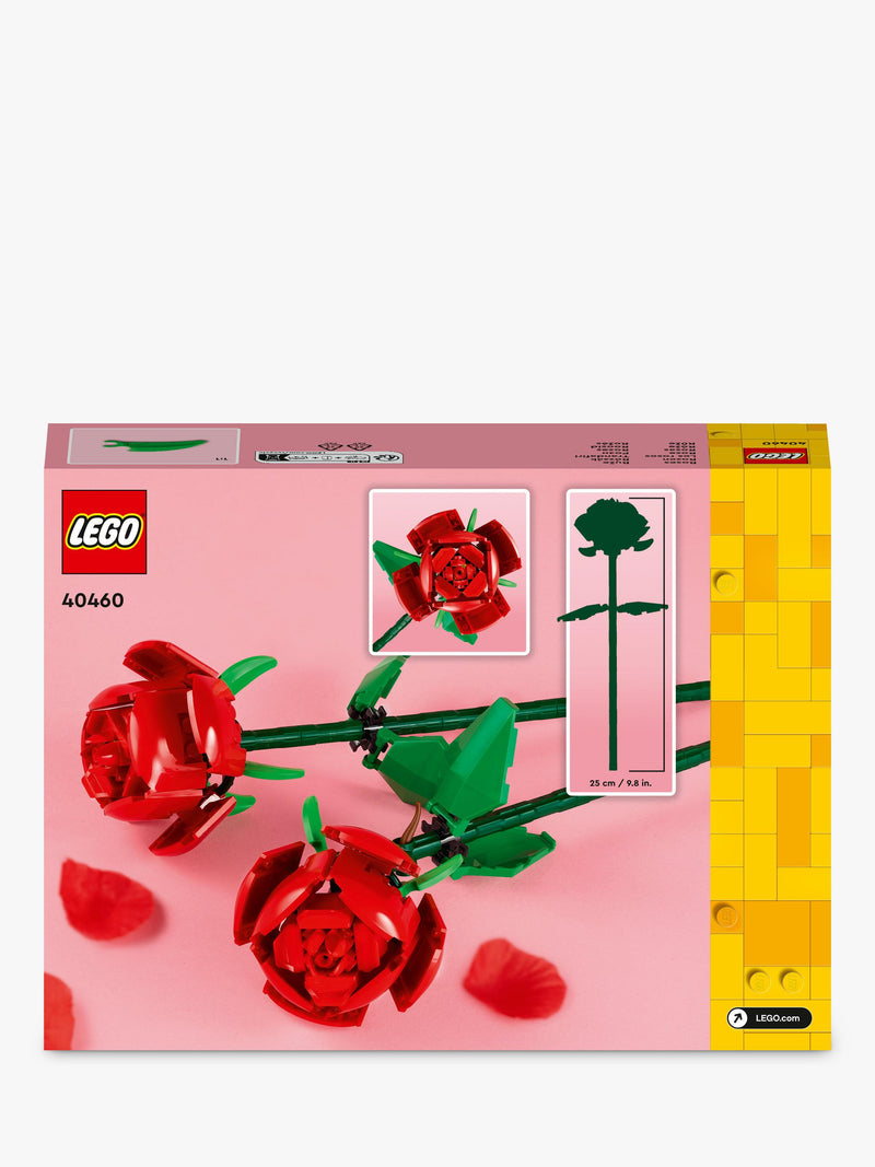 LEGO Botanicals red rose building set 120 pieces, imported from the UK