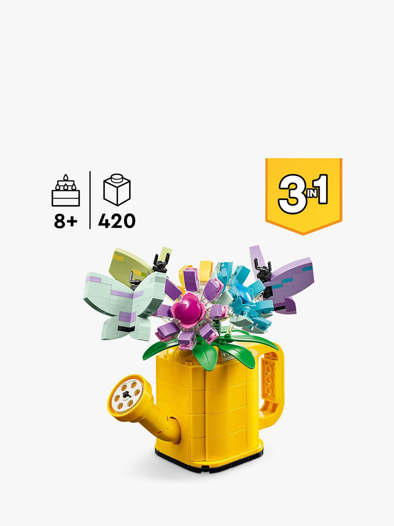 LEGO Creator 3in1 Flowers watering can building set, UK version