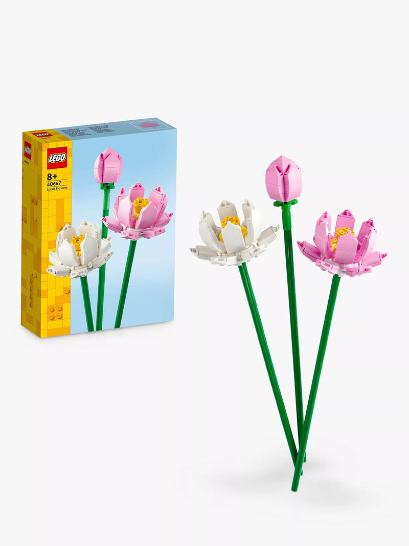 LEGO building set lotus flowers bouquet 220 pieces - British product