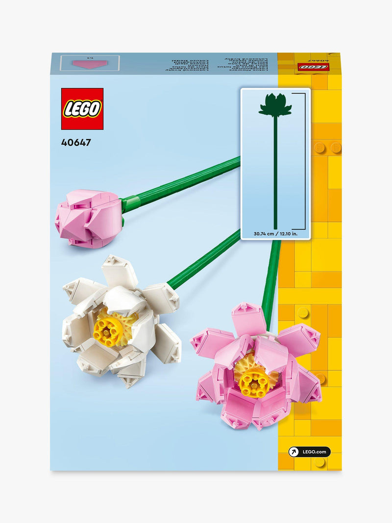 LEGO building set lotus flowers bouquet 220 pieces - British product