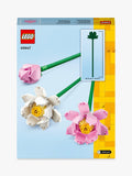 LEGO building set lotus flowers bouquet 220 pieces - British product