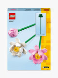 LEGO building set lotus flowers bouquet 220 pieces - British product