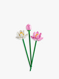 LEGO building set lotus flowers bouquet 220 pieces - British product