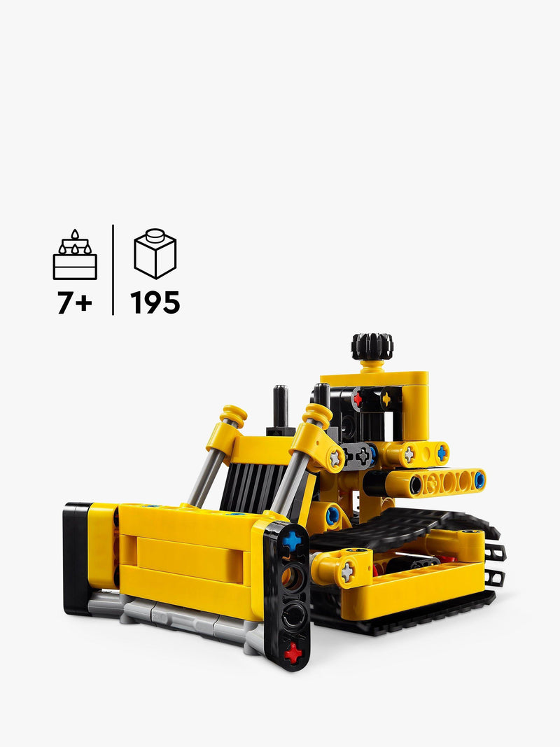 LEGO Technic Bulldozer Construction Set 195 pieces, UK version