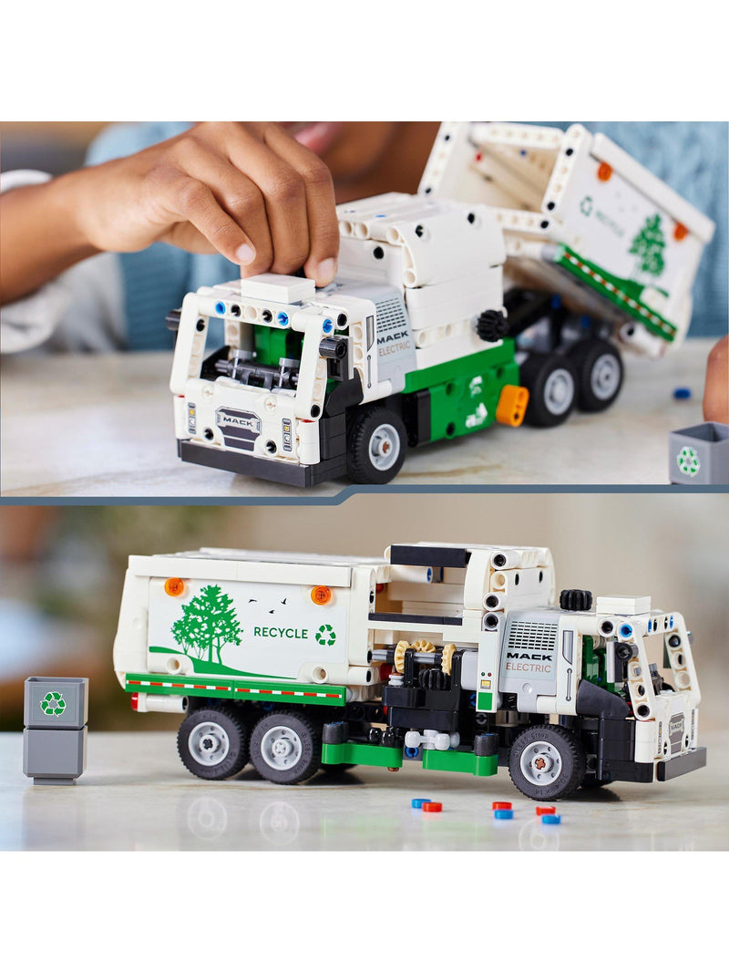 LEGO Technic Mack LR Electric garbage truck toy - British product