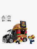 LEGO City Burger Van Food Truck Toy Set, UK version