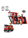 LEGO City Fire Station toy playset, UK version