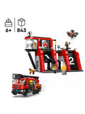 LEGO City Fire Station toy playset, UK version
