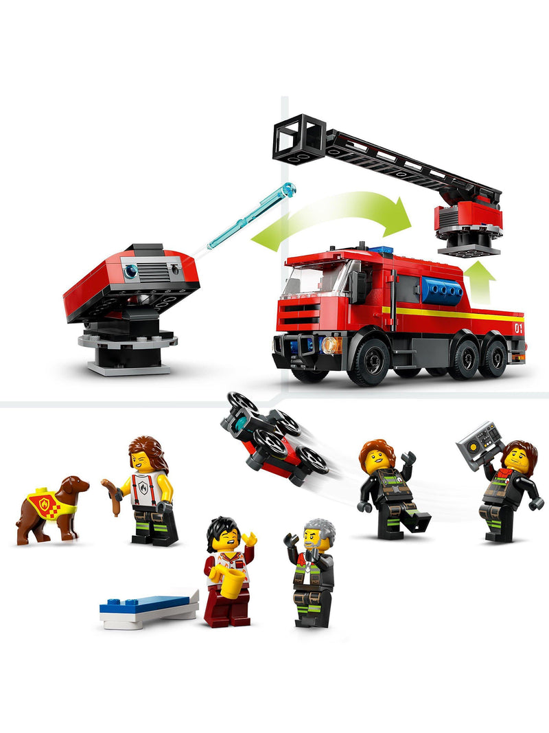 LEGO City Fire Station toy playset, UK version