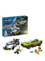 John Lewis LEGO City Police Car Muscle Car Chase Building Set 213 pieces- Buy online at McGrocer