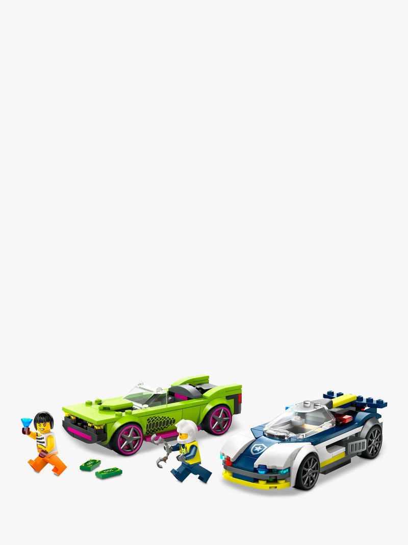 LEGO City Police Car Muscle Car Chase building set 213 pieces, UK version