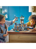 LEGO police prison island building set with helicopter and minifigures 980 pieces, UK version