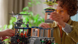 LEGO police prison island building set with helicopter and minifigures 980 pieces, UK version