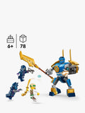 LEGO Ninjago Jay Mech Set 78 Pieces, imported from the UK.