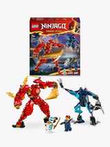 John Lewis LEGO Ninjago Kai's Elemental Fire Mech Ninja Toy Set 71808- Buy online at McGrocer
