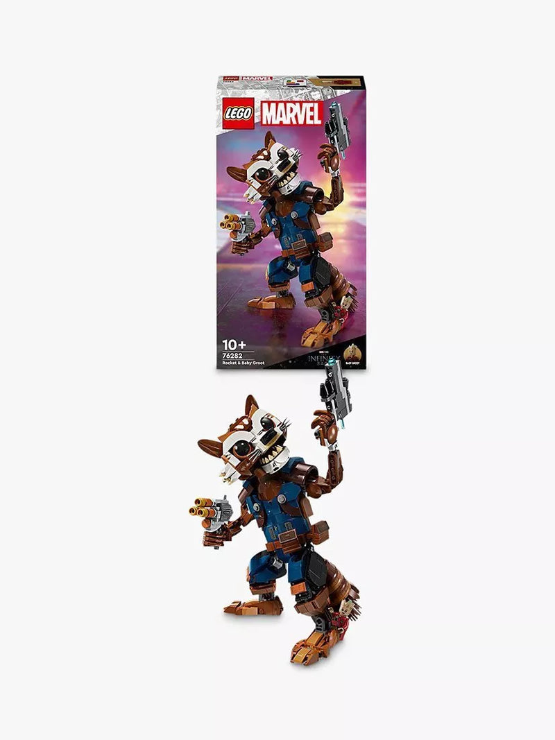 LEGO Rocket and Baby Groot Figures 566 Pieces, UK version