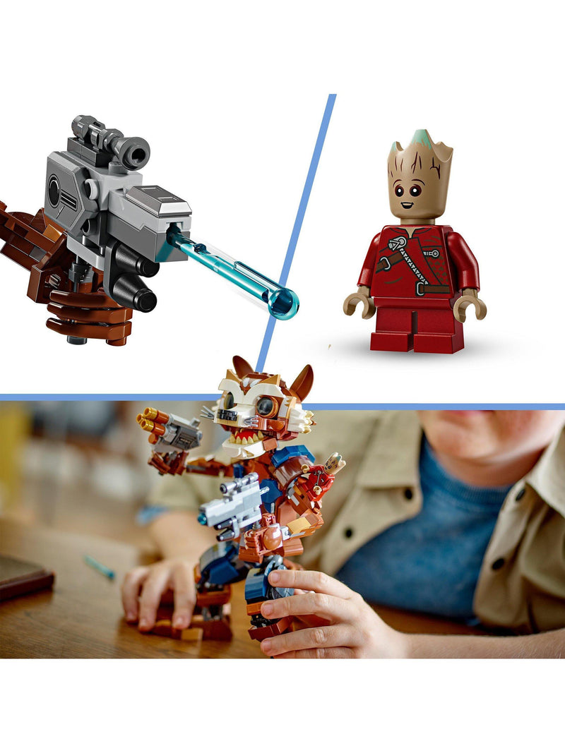LEGO Rocket and Baby Groot Figures 566 Pieces, UK version