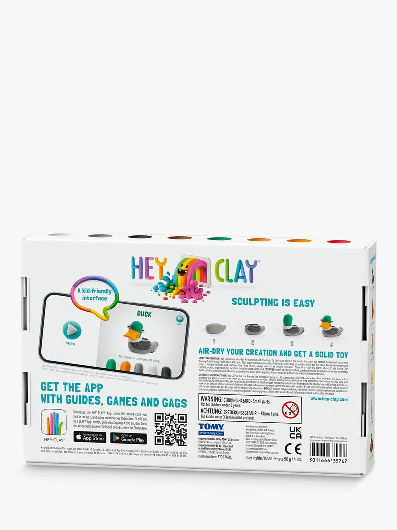 TOMY Hey Clay Farm Birds craft kit 6 cans - British product