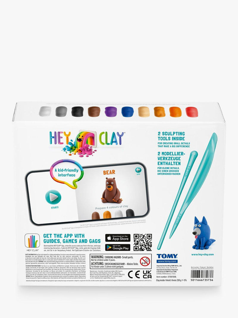 TOMY Hey Clay Forest Animals large craft kit, UK version