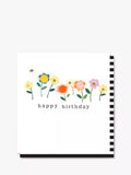 Caroline Gardner birthday card flowers balloons, UK version