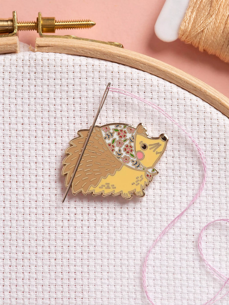 Caterpillar Cross Stitch Mrs. Hedgehog needle minder (British brand)