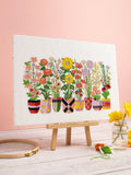 Caterpillar Cross Stitch Bloom and Grow cross stitch kit (British brand)